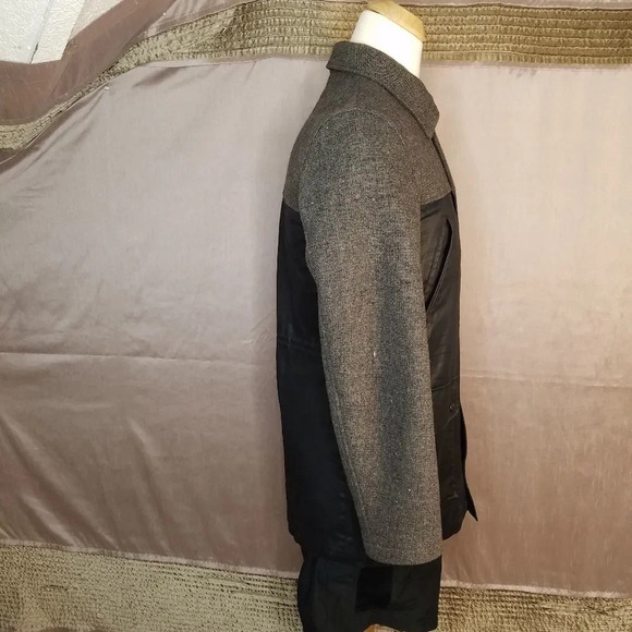 VINCE CAMUTO Tweed Wool Blend Anorak Coat Size Small - Picture 7 of 14